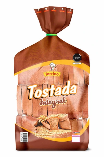 Tostada Integral Torrino x 40 unid x 500 g